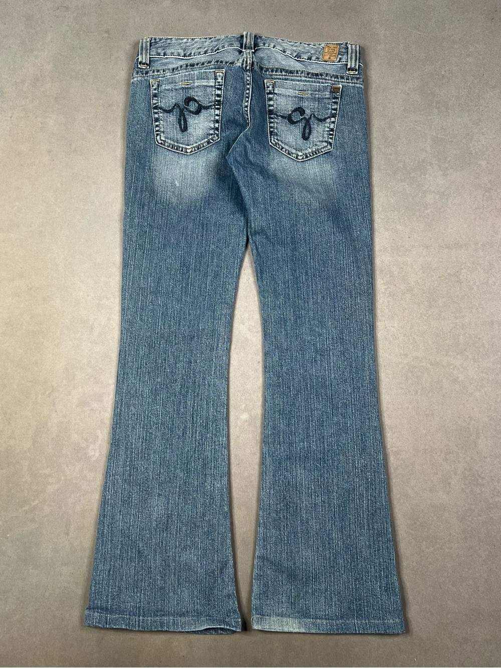 Guess Low Rise Women's Light Blue Flared Denim Jeans Y2K
